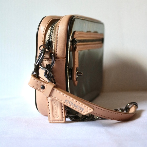 COACH Poppy Mirror Metallic Leather Flight Wristlet Purse Wallet 2013 - Picture 4 of 8